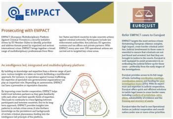 Eurojust EMPACT leaflet